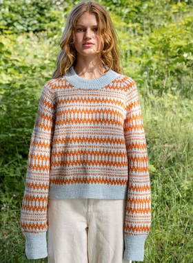 sandnes 克莱瓦提花材料包 秋冬新款tynn peer gynt羊毛线