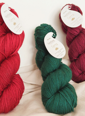 手染羊毛线 Knitpro symfonie Terra 进口品牌袜子毛衣手工编织线