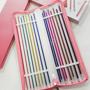 单头直针 knitpro25/30/35/40cm套装 棒针套装diy手工 zing系列