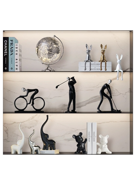 抽象酒柜人物简约现代