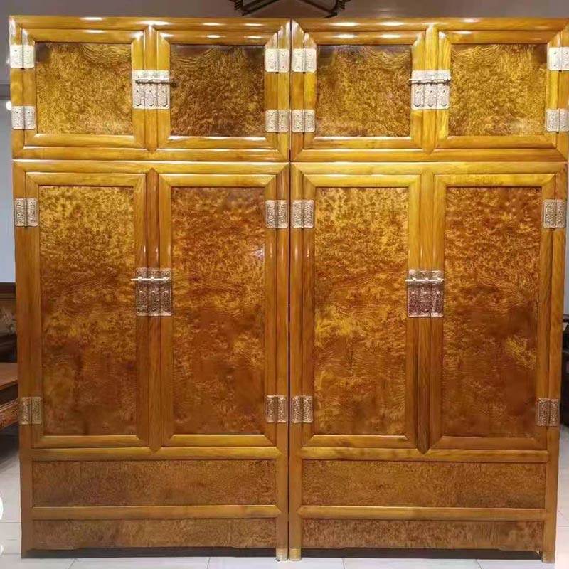 黄金樟仿古中式轻奢风整装储物柜