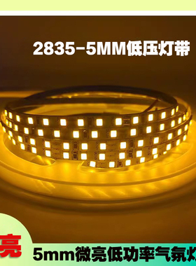 24VLED灯带微亮0.5W1.5W3W6W酒店养生洗浴氛围灯低压低功率软灯带