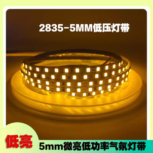 24VLED灯带微亮0.5W1.5W3W6W酒店养生洗浴氛围灯低压低功率软灯带