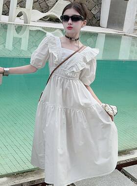 女童连衣裙夏季百搭夏装新款大儿童公主裙夏天小孩高级感裙子洋气