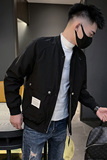 6586-P88秋季新款夹克工装口袋修身休闲棒球领外套男-2控118，男装夹克，电商D319