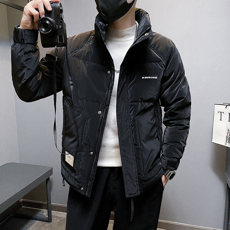 6661-P175冬季韩版简约字母潮流男士羽绒服外套-8控235,男装羽绒服,电商D319