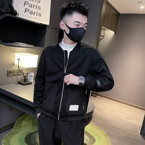 6672-P108复古夹克男士冬季棒球服潮牌潮流百搭外套控148