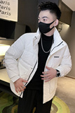 6670-P155男款冬季纯色服羽绒百搭潮流保暖外套-3控205，男装羽绒服，电商D319