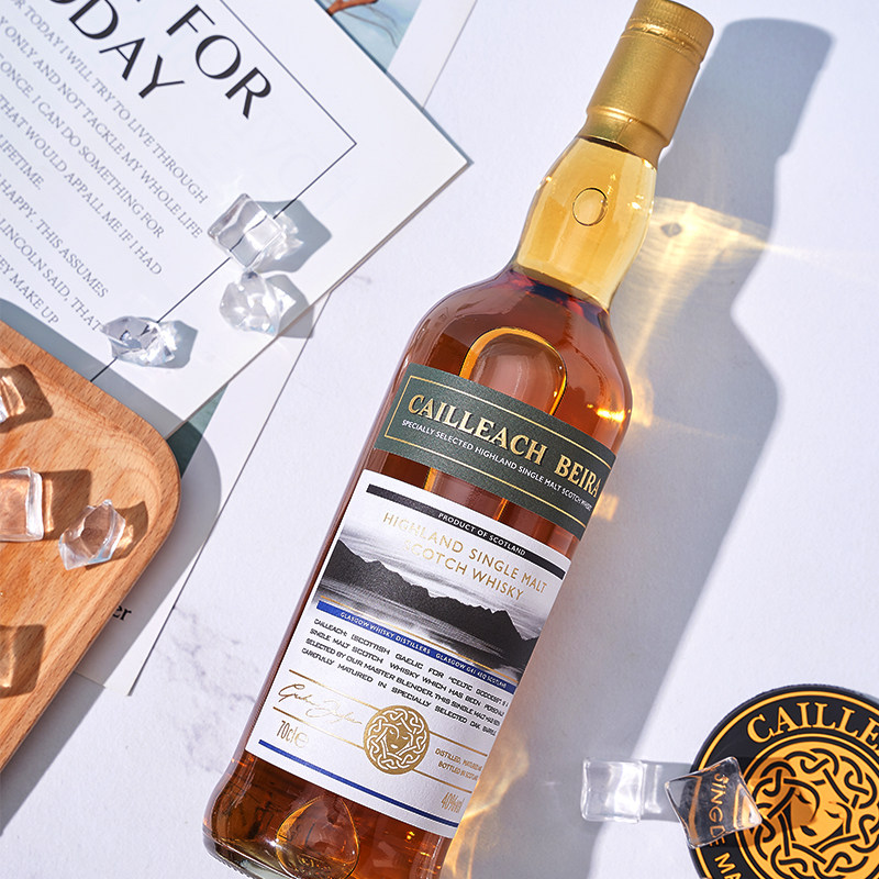 苏格兰凯琦贝拉女神cailleach单一麦芽洋酒威士忌700ml原瓶礼盒