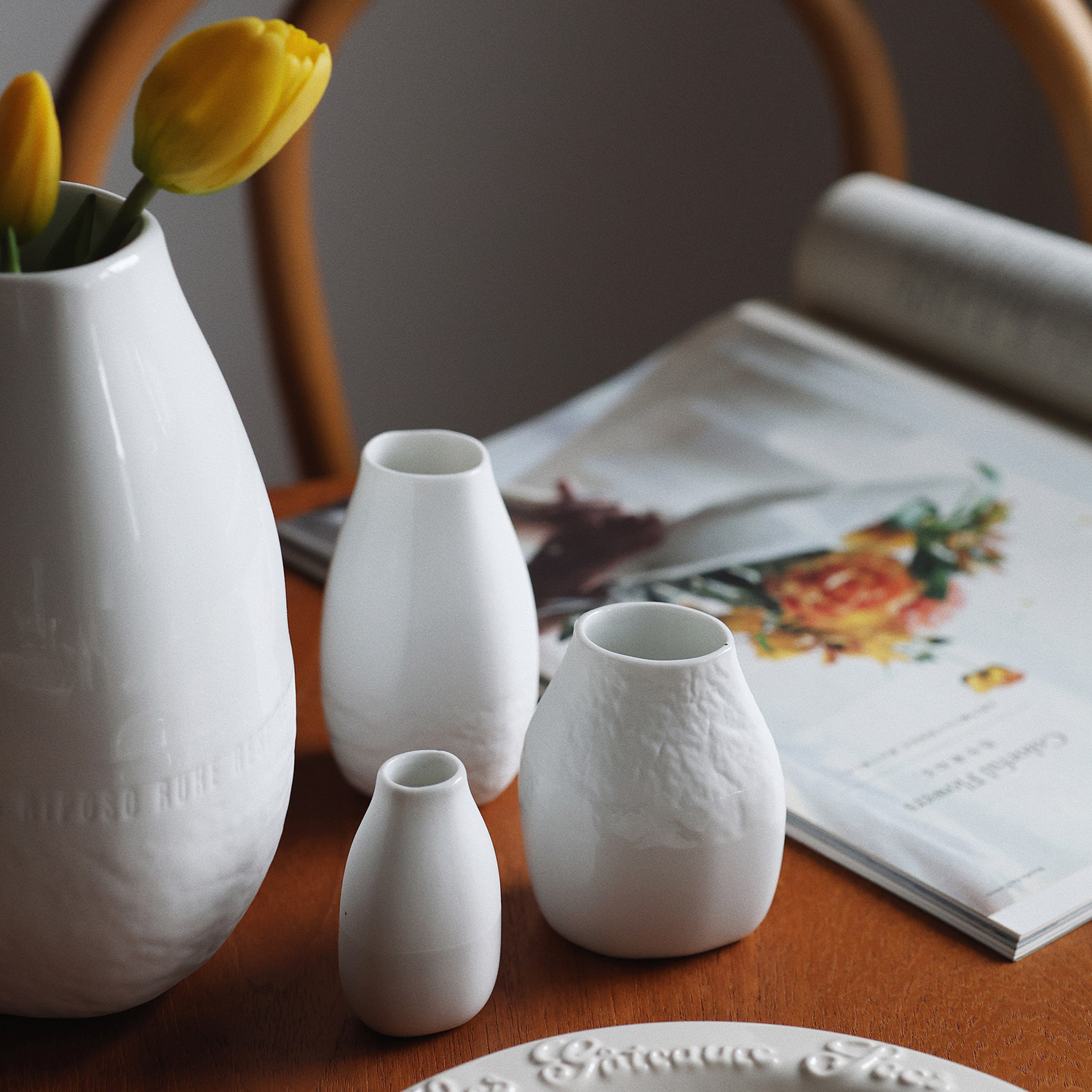 收集时光 素白小物 德单白陶不规则迷你花瓶系列 摆件 桌面小花瓶,家居饰品,花瓶,淘宝优惠券,粉丝福利购,淘宝优惠卷