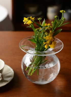 收集时光 Camus say Galaxias圆花瓶 水晶玻璃 手工吹制花瓶