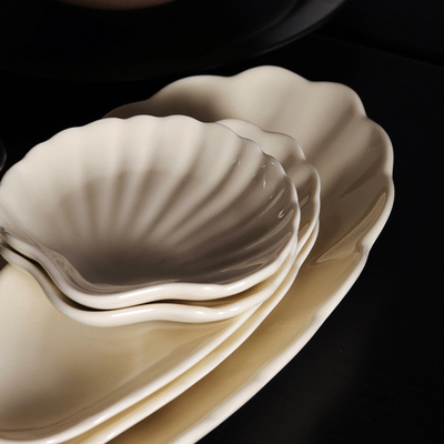 浮雕贝壳盘中古器型质感超棒