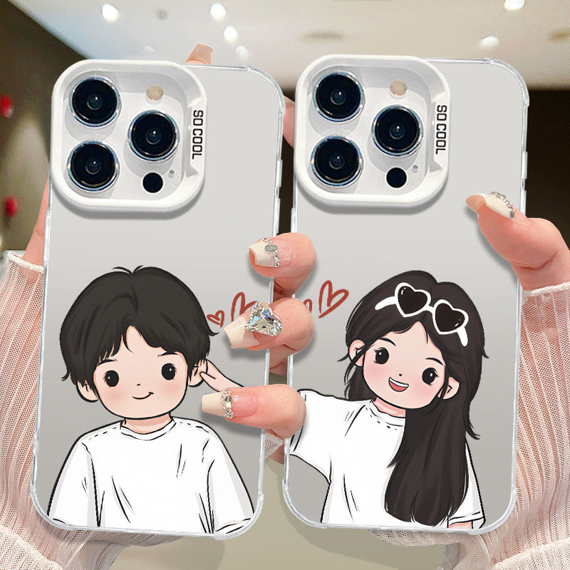 小众情侣用一对新款适用小米15手机壳14华为mate70大孔荣耀100全包OPPOA5pro高级感VIVOX200苹果一加13揪耳朵