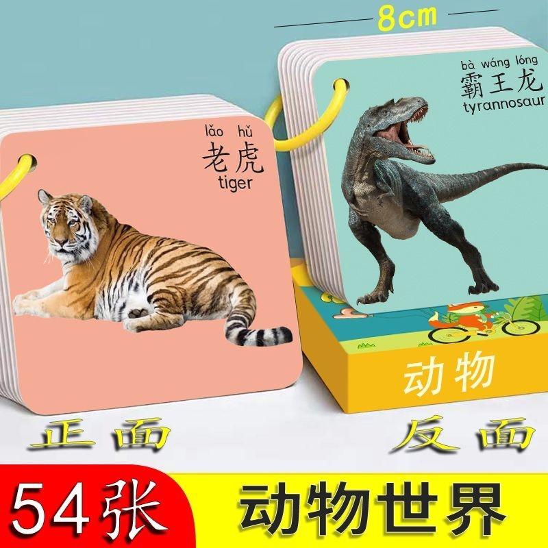 儿童早教动物卡片 水果蔬菜 日常用品卡片汽车用品儿童早教学习卡