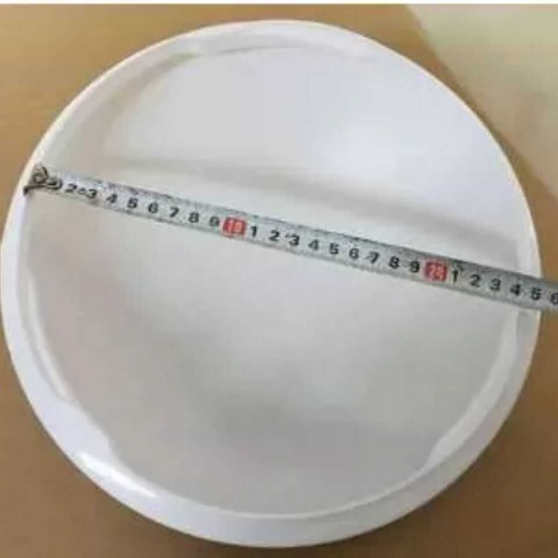 LED圆形吸顶灯旧灯罩换新灯罩配件卧室走廊阳台全白灯罩外壳配件