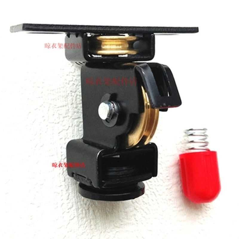 原装正品升降晾衣架配件顶复滑轮顶轮定向滑轮组