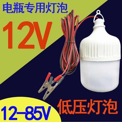 led低压灯泡12V24V36V48V60伏电瓶地摊夜市超亮电动车直流太阳能
