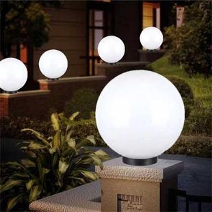 户外柱头灯庭院灯围墙圆球灯门柱柱子大门灯亚克力球形罩LED防水