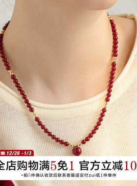 小众设计轻奢复古法式气质锁骨链