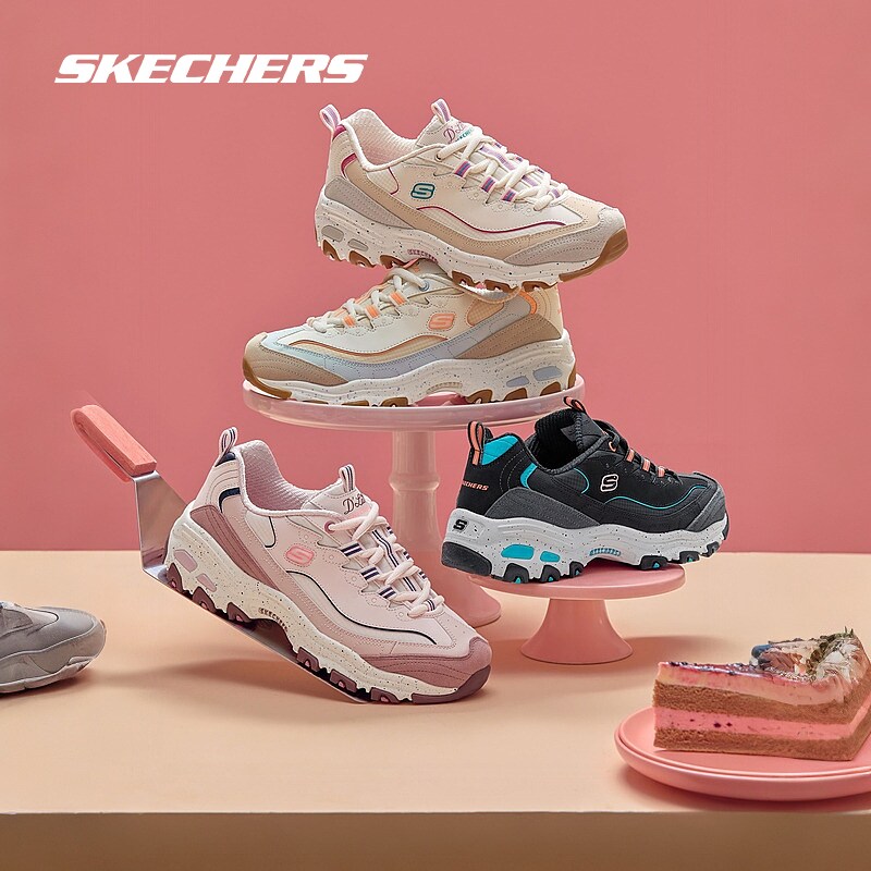 Skechers缓震休闲鞋女鞋
