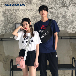 62元包邮 Skechers斯凯奇 运动印花短袖T恤