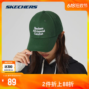 Skechers斯凯奇运动棒球帽春季 男女同款 鸭舌帽防晒遮阳休闲百搭