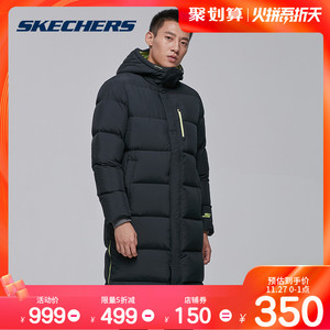 0点： 350元包邮 Skechers 斯凯奇 P419M024 男士长款羽绒服