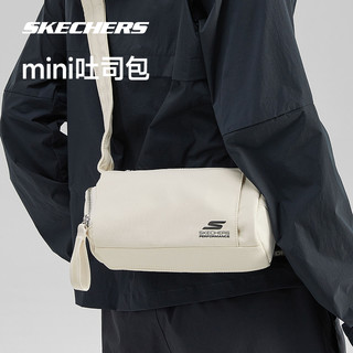 Skechers斯凯奇单肩包瑜伽包mini吐司包防泼水时尚百搭运动斜挎包