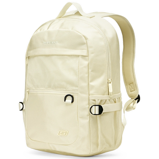 斯凯奇奶芙包经典百搭双肩包学生学院风大容量旅行背包简约时尚