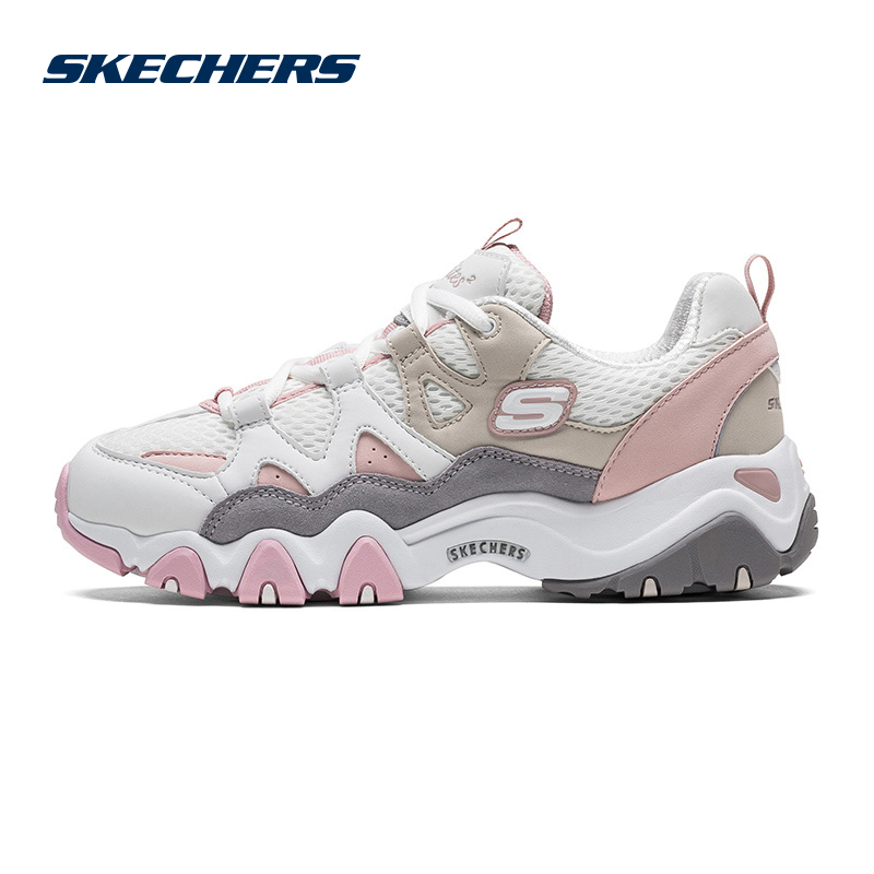 Skechers斯凯奇NEXT乐华七子同款D'lites男女运动鞋 时尚熊猫鞋
