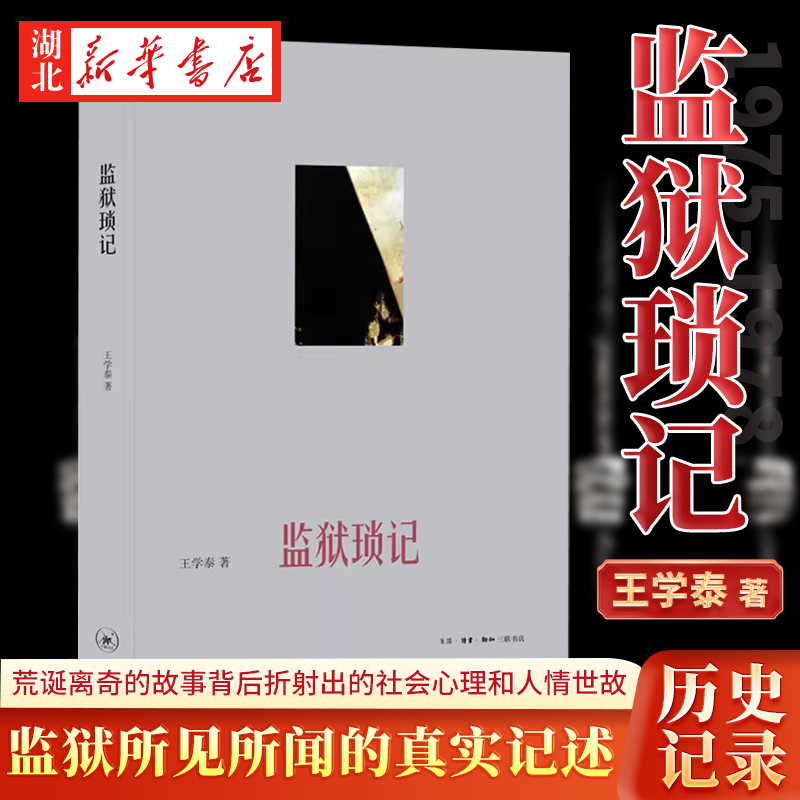 监狱琐记 王学泰 著 1975-1978年在北京K字楼看守所和北