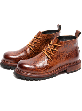 YO-C5563男式马丁靴时尚休闲牛皮靴子