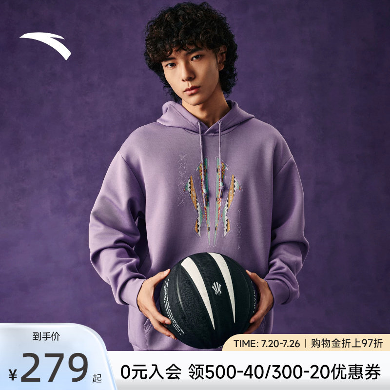 安踏凯里·欧文系列美式复古卫衣