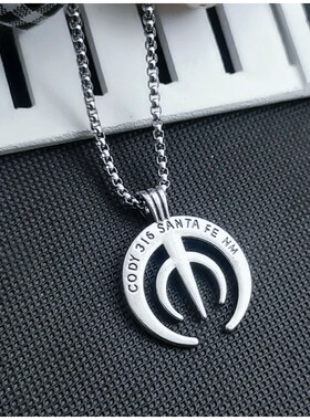 民族风吊坠元素男士几何项链饰品