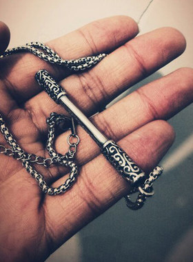 齐天大圣金箍棒定海神针钛钢项链