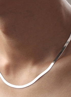 欧美夸张男士短款饰品刀片链