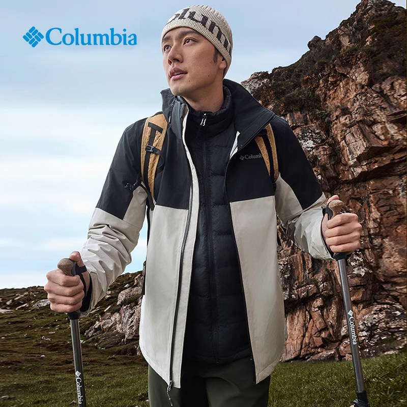 三合一哥伦比亚羽绒内胆冲锋衣