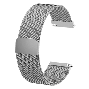 精钢手表带米兰网带 适配CK天王罗西尼白令薄吸磁手表链18 20 22