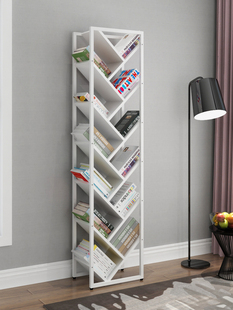 树形书架落地式储物架客厅铁质储物架垂直不占空间儿童创意书架