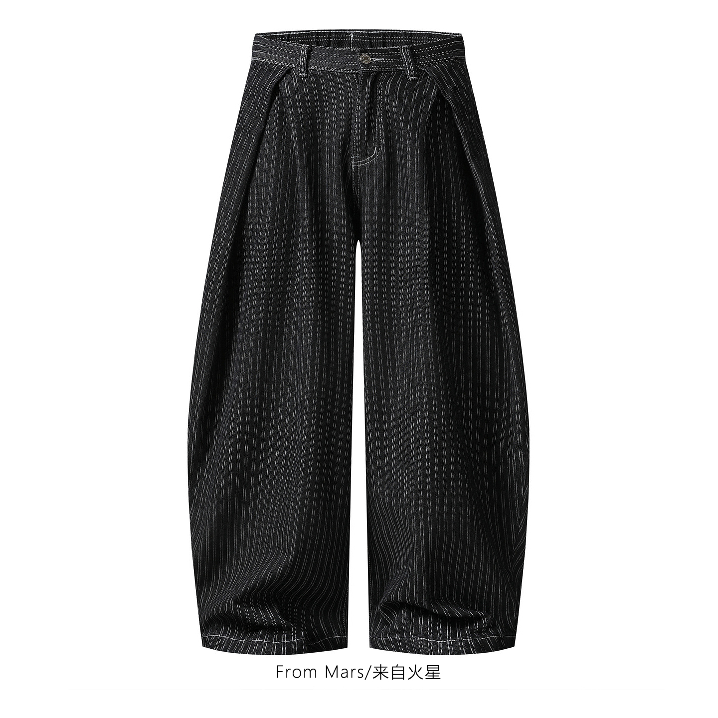 开始懂了弯刀裤宽松阔腿牛仔裤