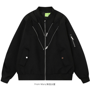 stand jacket Leave match all neck Loose once. Mars From