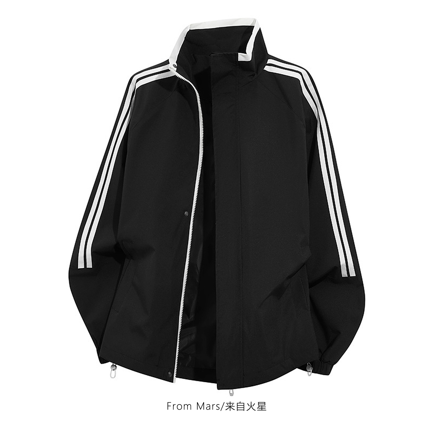 勤勤恳恳设计感撞色夹克外套BF