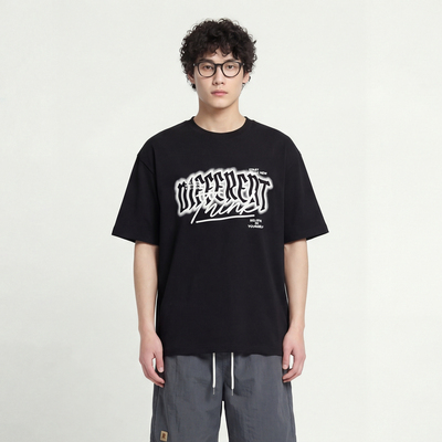 以平常心男女百搭圆领短袖T恤BF