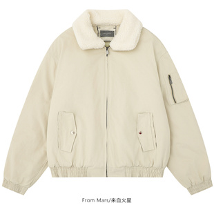 bright loose cotton Mars coat warm Still thick From and