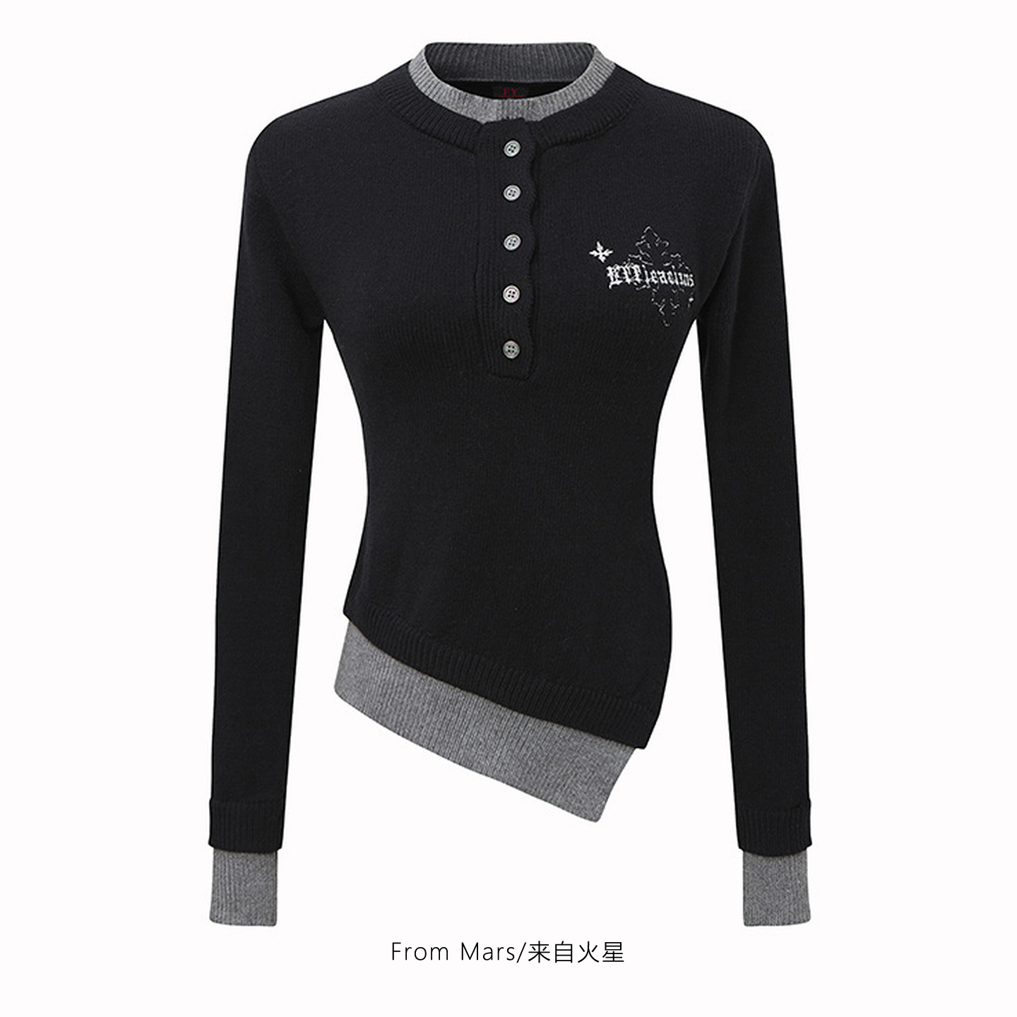 过去不重要瘦辣妹短款毛衣