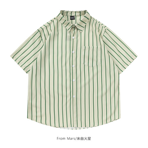 衬衫宽松休闲百搭街头衬衣bf
