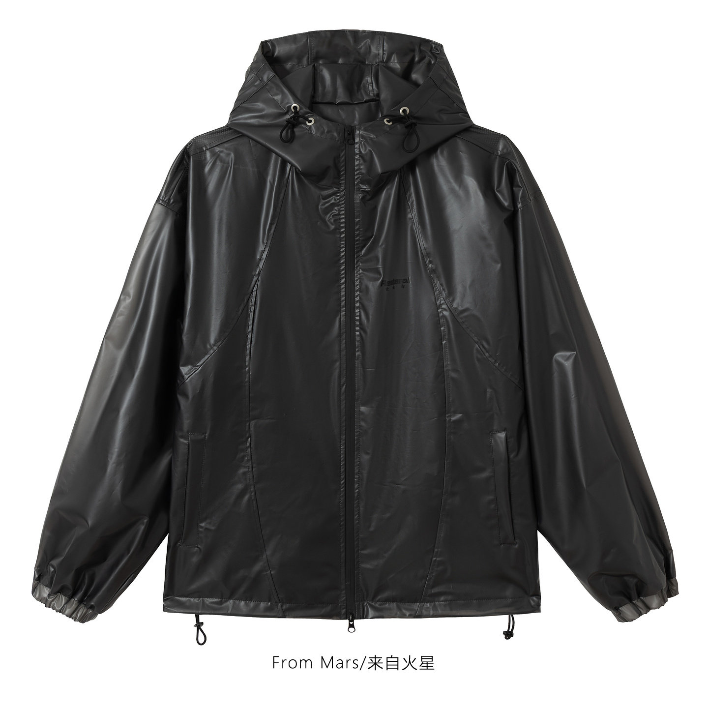 精神焕发机能防水连帽夹克外套