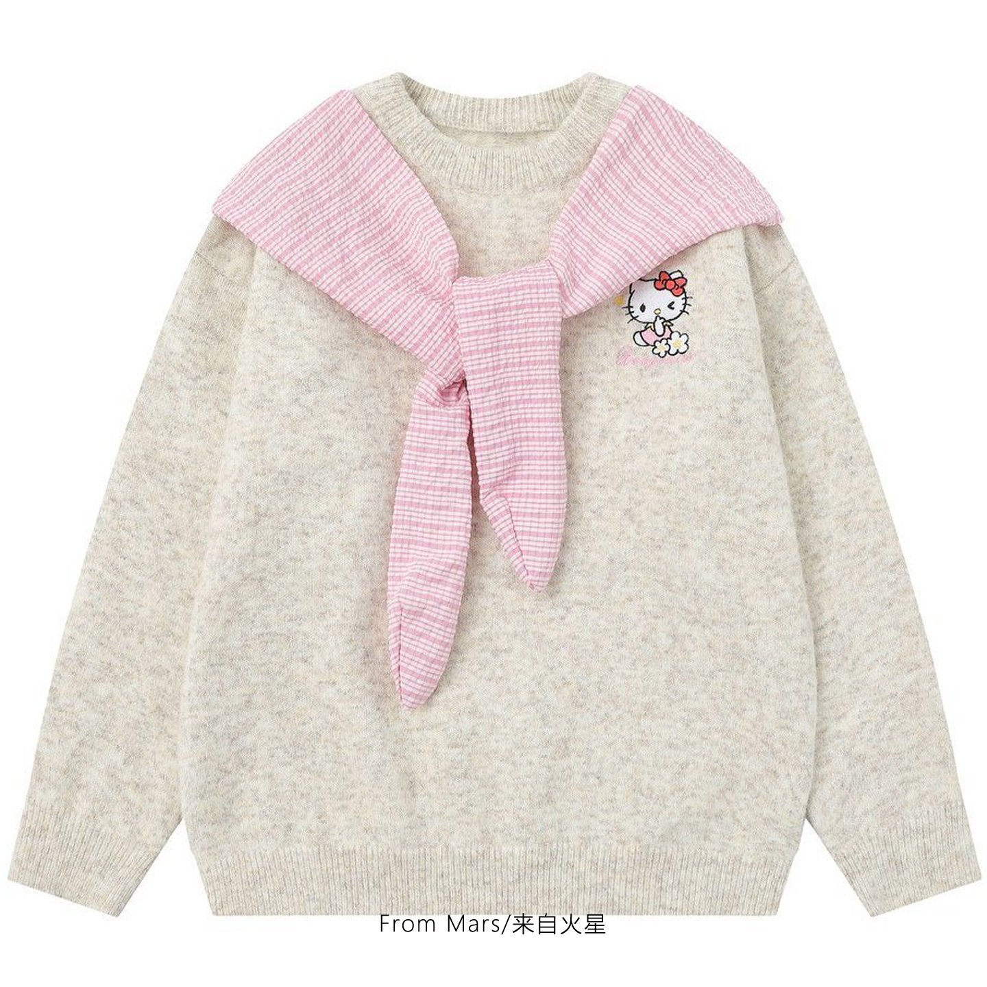 套头慵懒风宽松针织衫毛衣