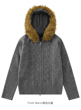 FromMars In case you forget the detachable wool-neck sweater