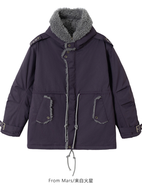 From Mars Winter is here again, lamb hair cotton coat